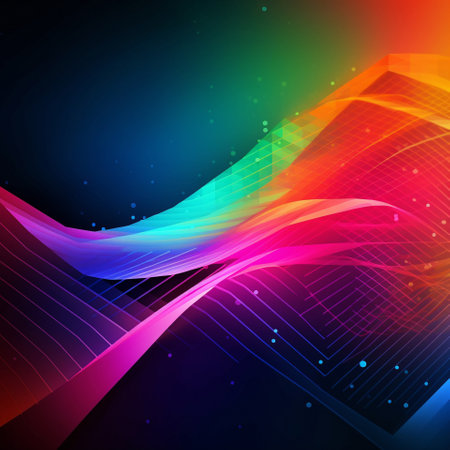 Colorful abstract background. High quality illustrationの素材