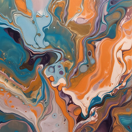 Colorful background with acrylic fill. High quality illustrationの写真素材