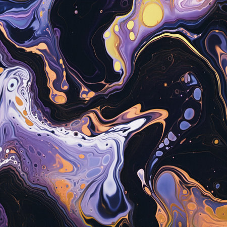 Colorful background with acrylic fill. High quality illustrationの写真素材