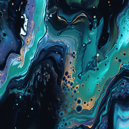 Colorful background with acrylic fill. High quality illustrationの写真素材