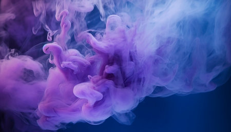 professional smoke background. purple and blue. High qualityの素材