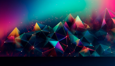 modern abstract background with geometric shapes. High quality illustrationの素材