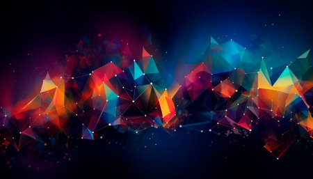 modern abstract background with geometric shapes. High quality illustrationの素材