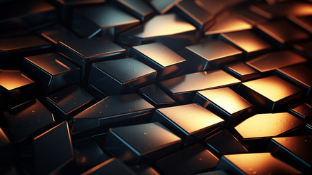 Abstract background with metal textures. High quality illustrationの素材