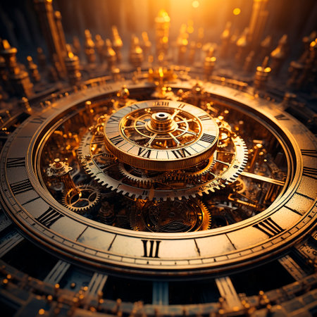 Classic steampunk professional background. High quality illustrationの素材