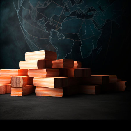 Supply and sale of high-quality wood worldwide. High quality illustrationの素材