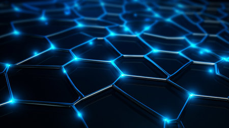 Abstract futuristic 3d background. High quality illustrationの素材