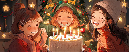The camera is on fire. High quality illustrationの素材