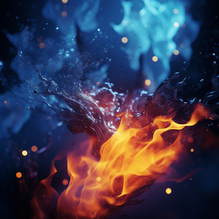 Amidst the obsidian expansion of the void, a mesmerizing dance of colors emerges, a triumphant collision of hues that defy realityの素材