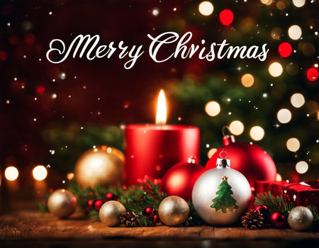 Beautiful Christmas card. High quality illustrationの素材
