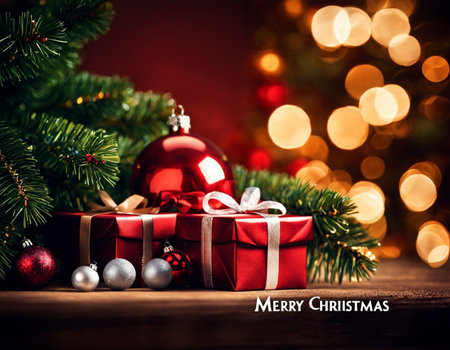 Beautiful Christmas card. High quality illustrationの素材