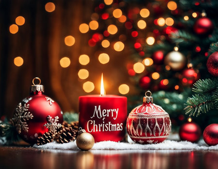 Beautiful Christmas card. High quality illustrationの素材