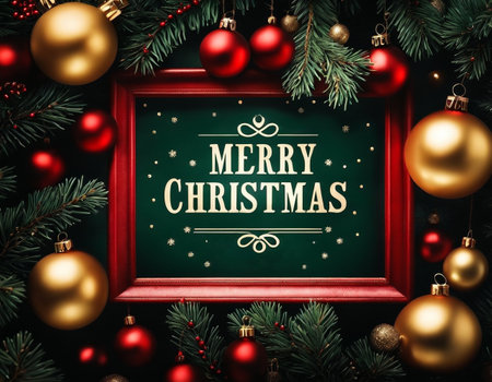 Beautiful Christmas card. High quality illustrationの素材