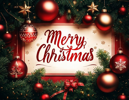 Beautiful Christmas card. High quality illustrationの素材