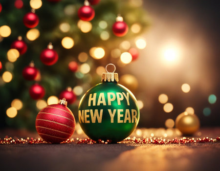 Beautiful New Year background. High quality illustrationの素材