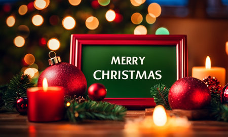 Beautiful Christmas card. High quality illustrationの素材