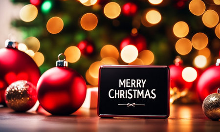 Beautiful Christmas card. High quality illustrationの素材