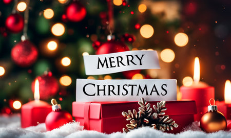 Beautiful Christmas card. High quality illustrationの素材