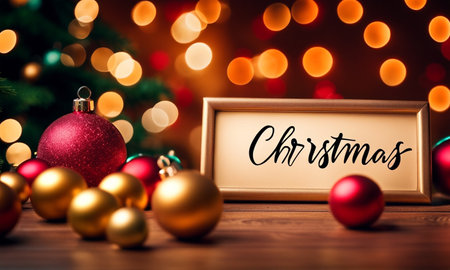 Beautiful Christmas card. High quality illustrationの素材