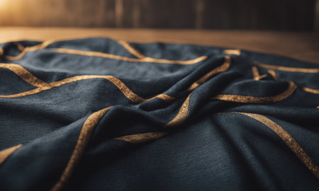 Professional designer background with expensive silk and embroidery. High quality illustrationの素材