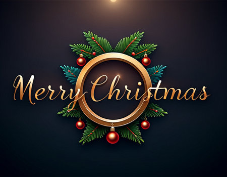 Beautiful Christmas card. High quality illustrationの素材