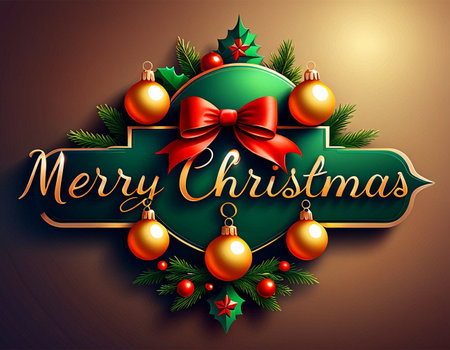 Beautiful Christmas card. High quality illustrationの素材
