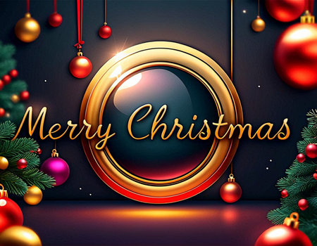 Beautiful Christmas card. High quality illustrationの素材