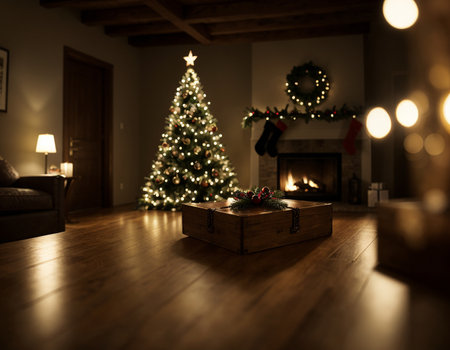 Christmas tree. High quality illustrationの素材