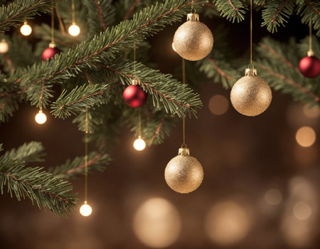 Lovely Christmas background. High quality illustrationの素材