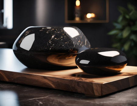 Professional background with expensive black mountain granite and marble. High quality illustrationの素材