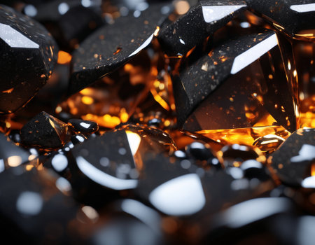 Professional background with expensive black mountain granite and marble. High quality illustrationの素材