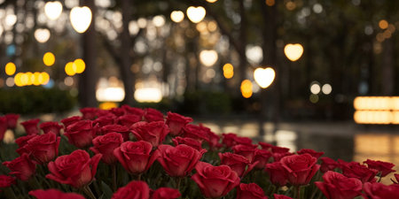 A beautiful bouquet of red roses. High quality illustrationの素材