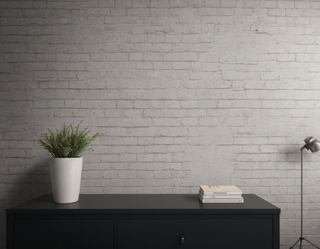 Minimalistic loft interior. High quality illustrationの素材