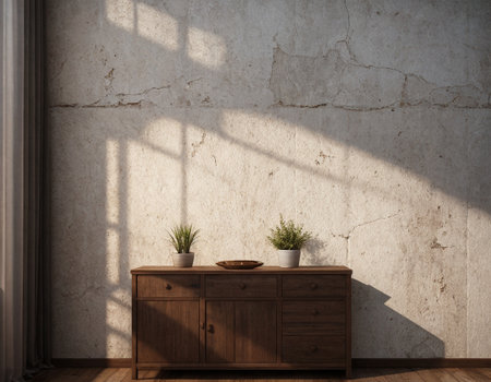 Minimalistic loft interior. High quality illustrationの素材