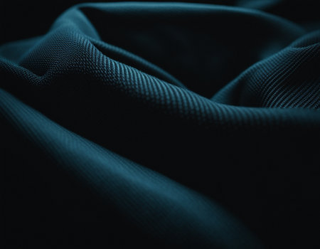 Professional designer background with expensive dark silk and fabric. Background for product presentations. High quality illustrationの素材