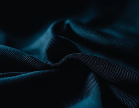 Professional designer background with expensive dark silk and fabric. Background for product presentations. High quality illustrationの素材