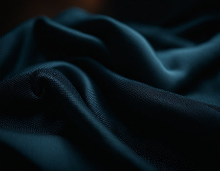 Professional designer background with expensive dark silk and fabric. Background for product presentations. High quality illustrationの素材