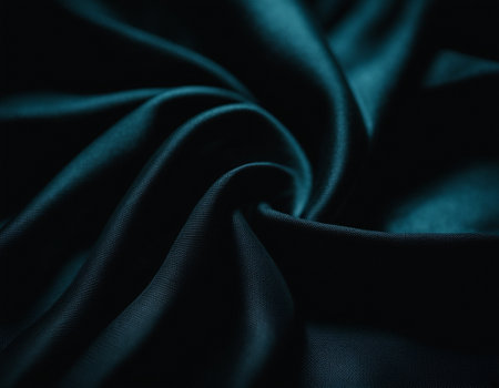 Professional designer background with expensive dark silk and fabric. Background for product presentations. High quality illustrationの素材