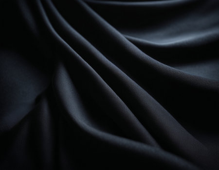 Professional designer background with expensive dark silk and fabric. Background for product presentations. High quality illustrationの素材