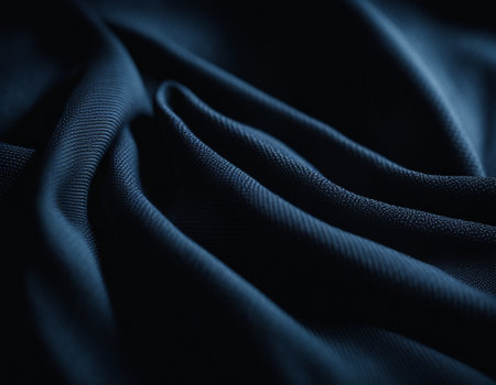 Professional designer background with expensive dark silk and fabric. Background for product presentations. High quality illustrationの素材