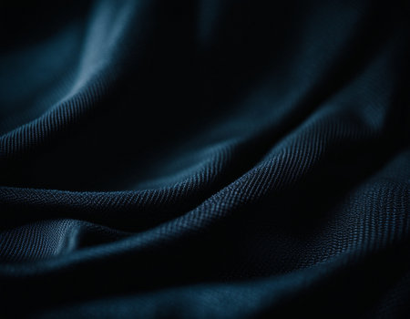 Professional designer background with expensive dark silk and fabric. Background for product presentations. High quality illustrationの素材