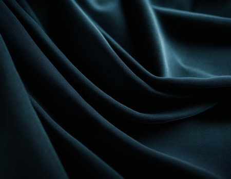 Professional designer background with expensive dark silk and fabric. Background for product presentations. High quality illustrationの素材