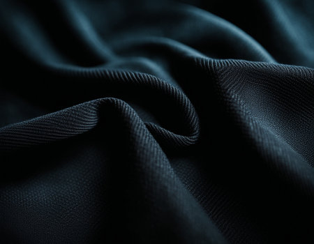 Professional designer background with expensive dark silk and fabric. Background for product presentations. High quality illustrationの素材