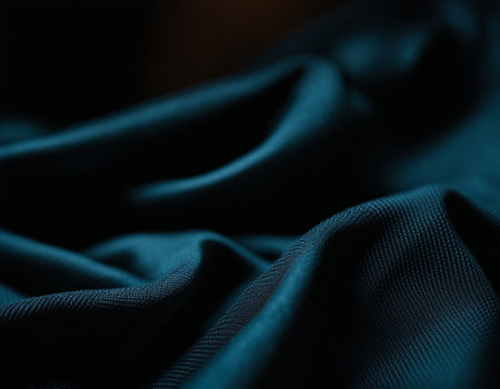 Professional designer background with expensive dark silk and fabric. Background for product presentations. High quality illustrationの素材