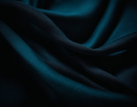 Professional designer background with expensive dark silk and fabric. Background for product presentations. High quality illustrationの素材