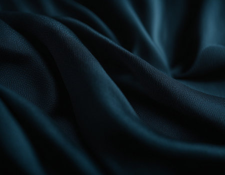 Professional designer background with expensive dark silk and fabric. Background for product presentations. High quality illustrationの素材