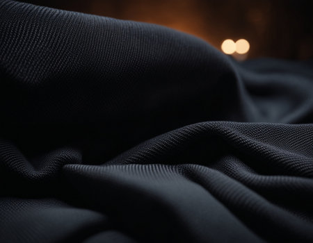 Professional designer background with expensive dark silk and fabric. Background for product presentations. High quality illustrationの素材
