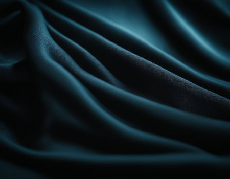 Professional designer background with expensive dark silk and fabric. Background for product presentations. High quality illustrationの素材