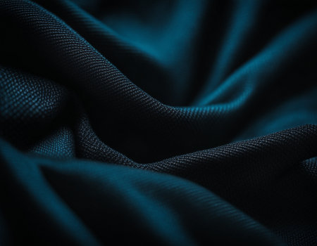 Professional designer background with expensive dark silk and fabric. Background for product presentations. High quality illustrationの素材