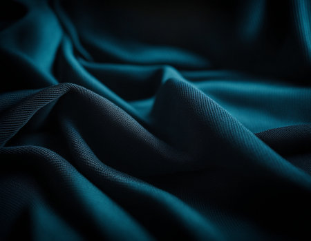 Professional designer background with expensive dark silk and fabric. Background for product presentations. High quality illustrationの素材